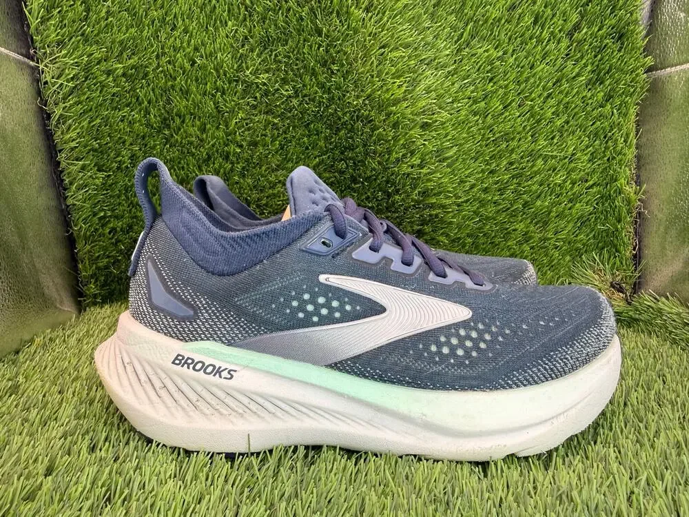 Brooks Glycerin GTS 23 1204921B453 Athletic Sneaker Womens 6.5B Blue Knit Sports